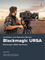 Blackmagic URSA  Manual de usuario