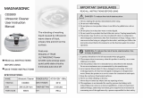 Magnasonic CD2800  Manual de usuario