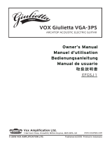 Vox Giulietta VGA-3PS El manual del propietario