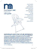 mothercare Fruit Salad ABC Highchair Guía del usuario