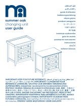mothercare Summer Oak Changing Unit Guía del usuario