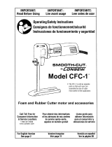 Consew CFC-1 Cutter Manual de usuario