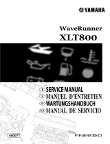Yamaha waverunner xlt800 Manual de usuario