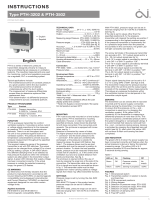 OJ Electronics PTH-3502 Instrucciones de operación