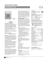 OJ Electronics MCS4 Instrucciones de operación