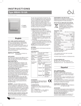 OJ Electronics MSA4 Instrucciones de operación