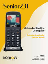 Konrow Senior 231 Guía del usuario