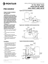 Pentair AW12H Air-Over-Water Tanks El manual del propietario