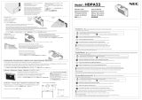 NEC HDPA23 Manual de usuario
