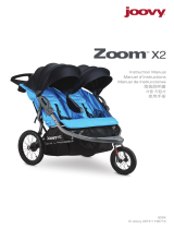 Joovy Zoom X2 Twin Jogger Manual de usuario