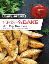 Black and Decker Appliances Crisp'N Bake Air Fry Recipes Guía del usuario
