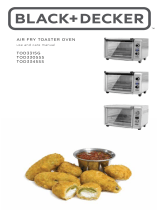 Black & Decker TOD3315G Air Fryer Toaster Oven Manual de usuario