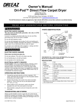 Dri-Eaz Dri-Pod Floor Dryer El manual del propietario