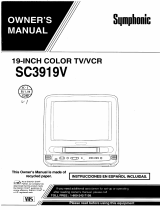 Symphonic SC3919V Manual de usuario