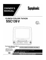Symphonic SSC139V Manual de usuario