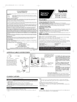 Symphonic CRT Television ST419E Manual de usuario