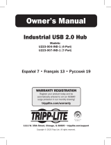 Tripp-Lite Industrial USB 2.0 Hub El manual del propietario