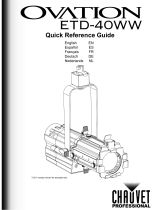 Chauvet Professional Ovation ETD-40WW Guia de referencia