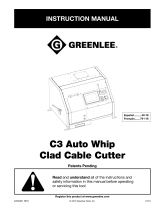 Greenlee 52084851 Manual de usuario