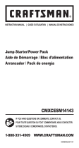 Schumacher Craftsman CMXCESM14143 Jump Starter/Power Pack El manual del propietario