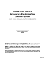 Schumacher Electric SL1460 Portable Power Generator El manual del propietario