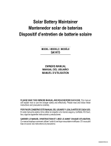 Schumacher SA1475 Solar Battery Maintainer El manual del propietario