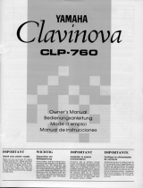 Yamaha CLP-760 El manual del propietario