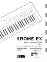 Korg KROME EX Manual de usuario