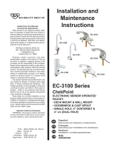 T&S BRASS EC-3101-LF22-SB Guía de instalación