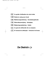 De Dietrich Cooker hood El manual del propietario