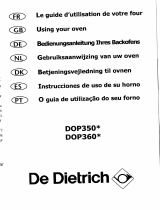 De Dietrich DOP350BE1 El manual del propietario