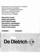 De Dietrich HV8936E El manual del propietario