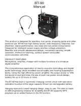 QFX BT-90 Manual de usuario