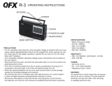 QFX R-3 Manual de usuario