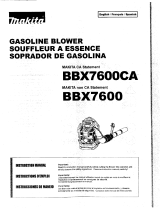Makita BBX7600CA El manual del propietario