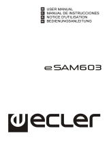 Ecler eSAM603 Manual de usuario