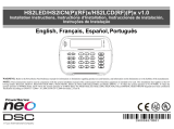 DSC TYCO DSC HS2LCDRF4 Neo KPad LCD Power G Hardwired Manual de usuario