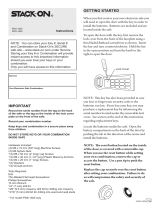 Stack-On PDS-1500 Instructions Manual
