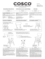 Cosco 11118WHT Assembly Manual