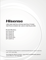 Hisense AP10CR1W Guía de instalación