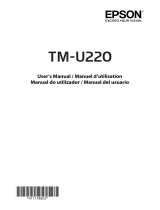 Epson TM-U220-i KDS with VGA or COM Manual de usuario