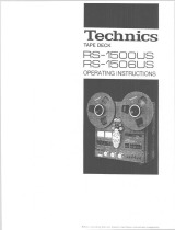 Technics RS-1506 El manual del propietario