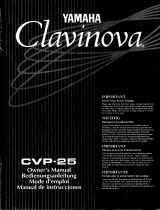 Yamaha CVP-25 Manual de usuario