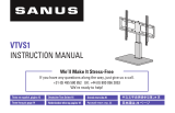 Sanus VSTV1 Guía de instalación