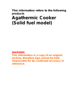 AGA thermic Solid Fuel model El manual del propietario