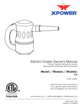 XPOWER Product Manual Guía del usuario