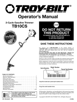 Troybilt 7106438 El manual del propietario
