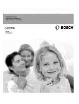 Bosch NIT8053UC - 30in 4 Burner Induction Cooktop Guía de instalación