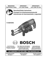 Bosch 11250VSR El manual del propietario