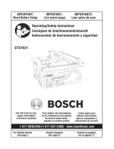 Bosch GTS1031 El manual del propietario